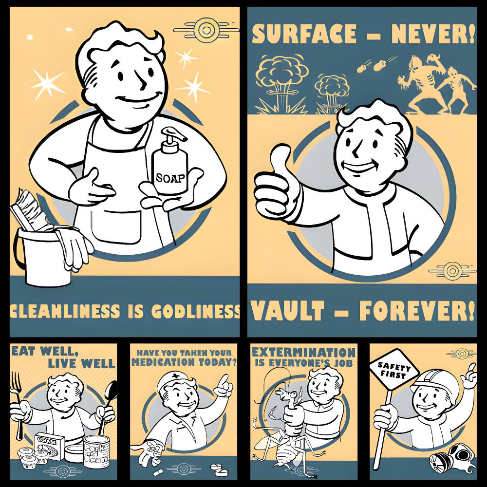 Retro Gaming Vault - Game V-Vault Boy Retro RPG Character