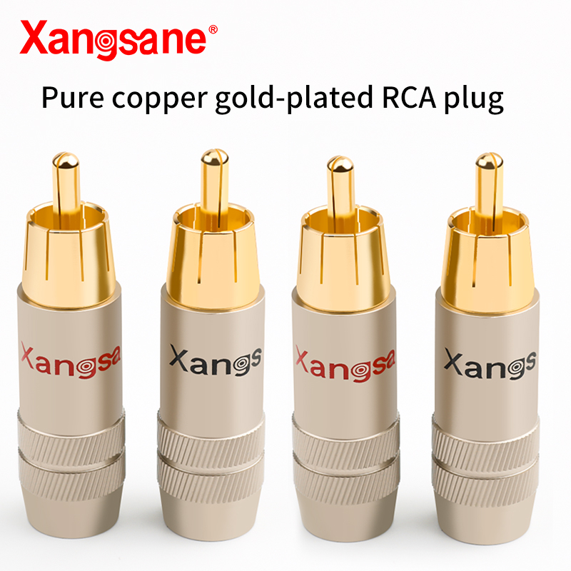 Composite Rca Cable - Xangsane 4pcs RCA Plug Pure Copper