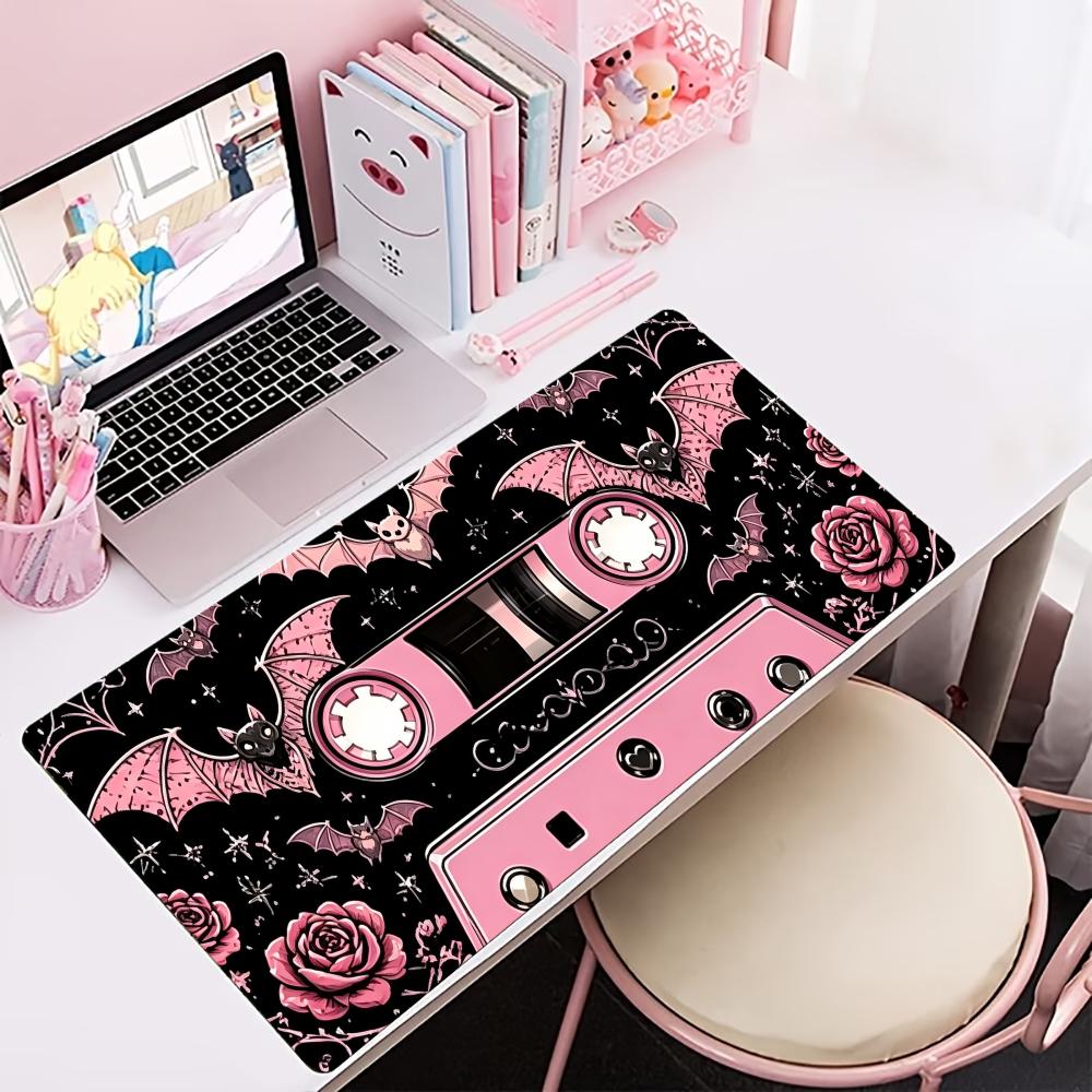 Pink Retro Cassette Tape Large - Retro Gaming Keyboard And Mouse ulasan dan harga