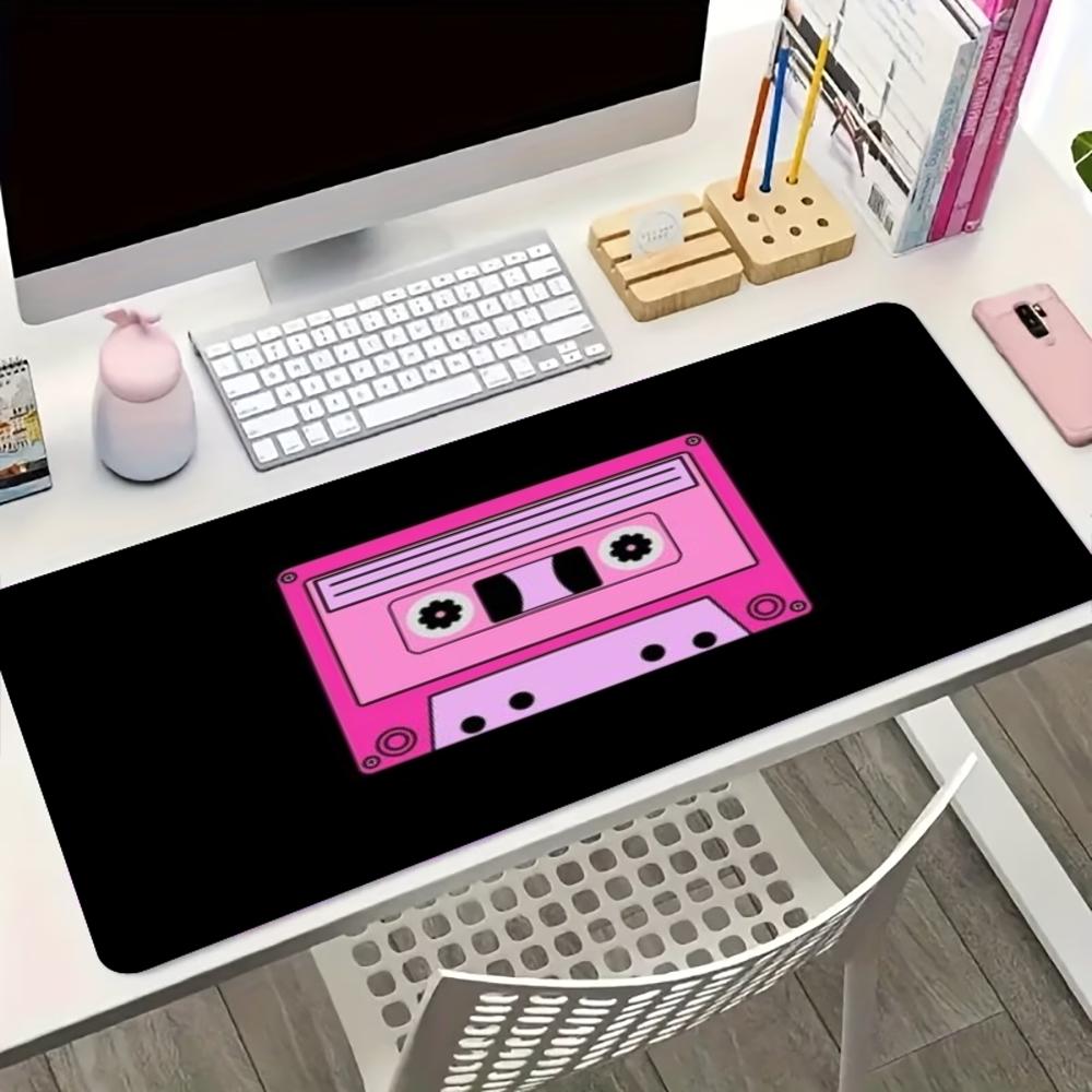 Pink Retro Cassette Tape Large - Retro Gaming Keyboard And Mouse ulasan dan harga