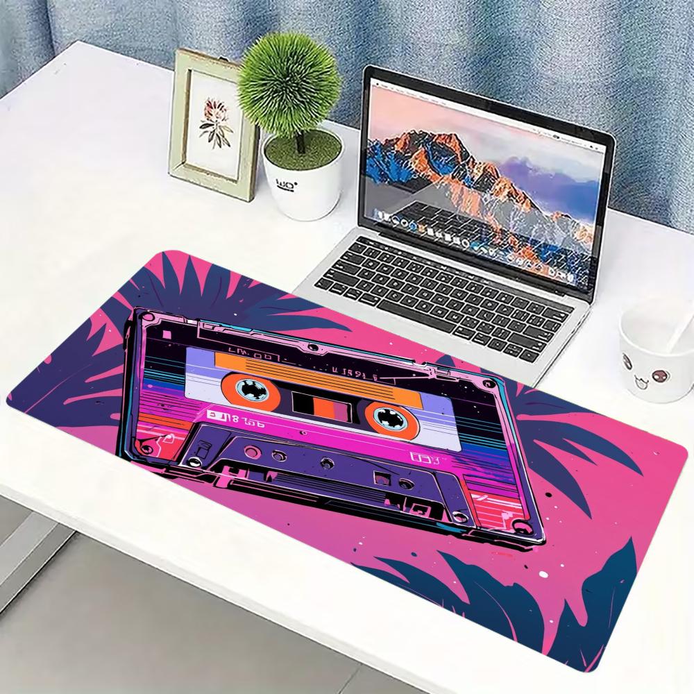 Pink Retro Cassette Tape Large - Retro Gaming Keyboard And Mouse ulasan dan harga