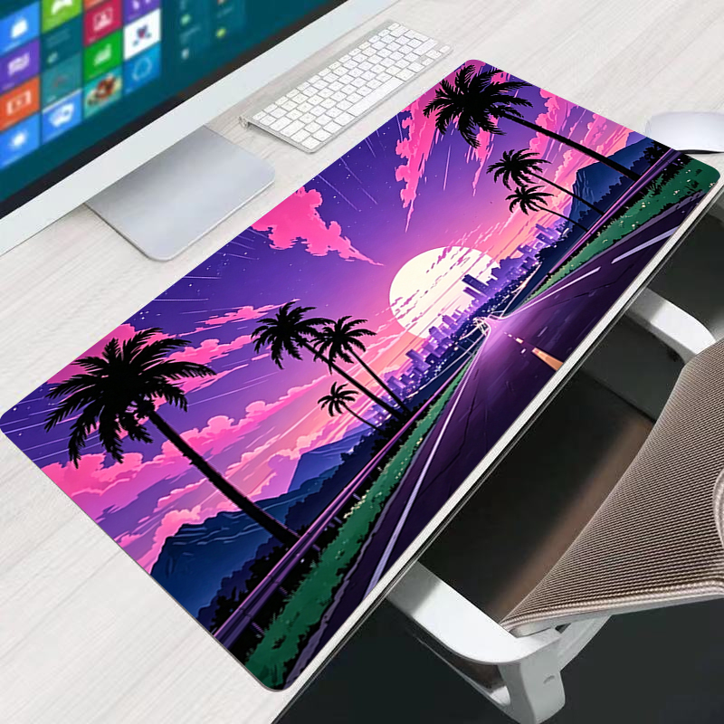 Colorful Mouse Pad HD Print Ga - Retro Gaming Keyboard And Mouse ulasan dan harga