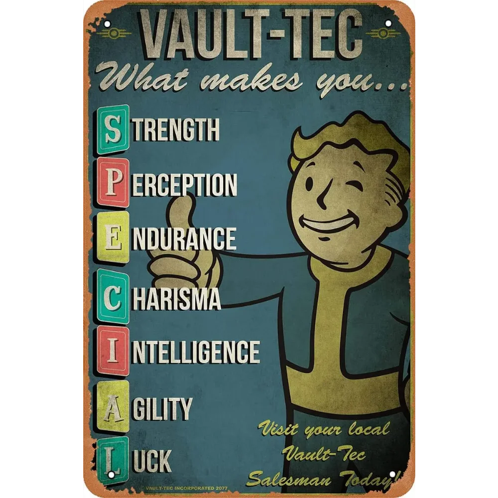 RetroGameDecor V-Vault Tec Met - Retro Gaming Vault ulasan dan harga