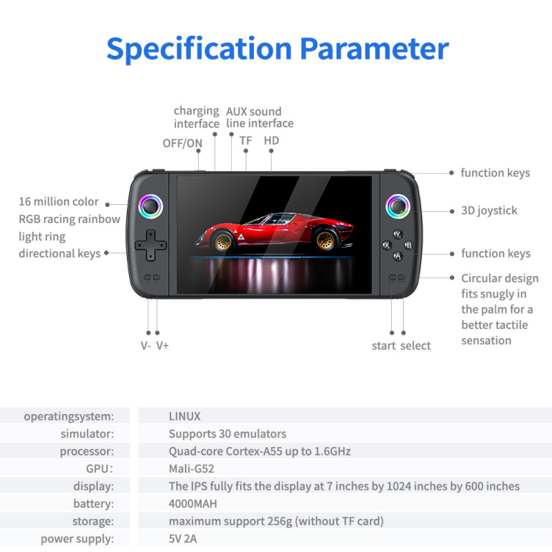 New M27 Large Screen Handheld  - Retro Gaming Device ulasan dan harga