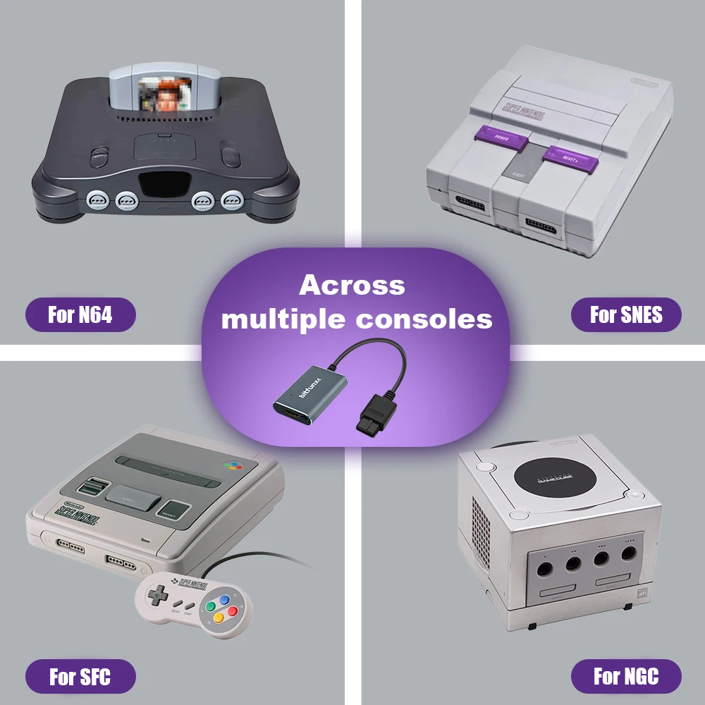 Bitfunx 720P Svideo / AV To HD - Retro X8 Gaming Console ulasan dan harga
