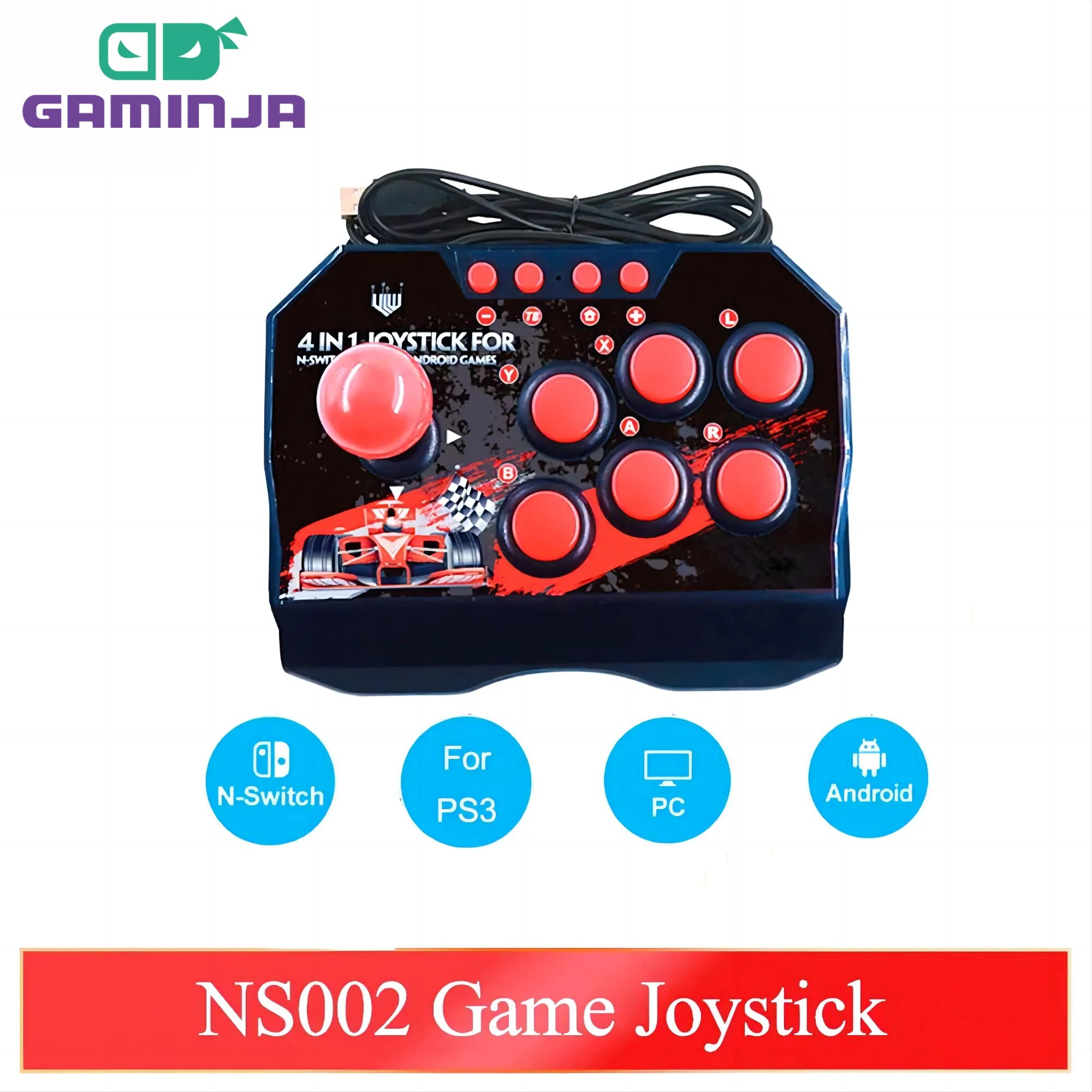 GAMINJA NS002 4 In 1 Retro Arc - Retro Gaming Raspberry Pi Zero ulasan dan harga