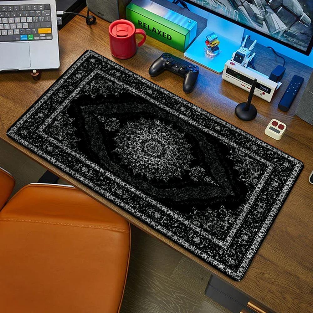 New Black Persian Carpet Myste - Retro Gaming Keyboard And Mouse ulasan dan harga