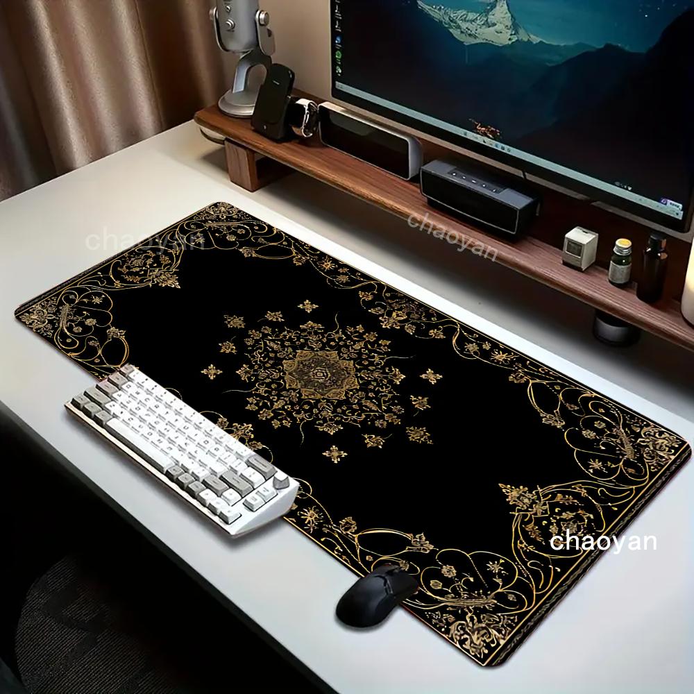 New Black Persian Carpet Myste - Retro Gaming Keyboard And Mouse ulasan dan harga