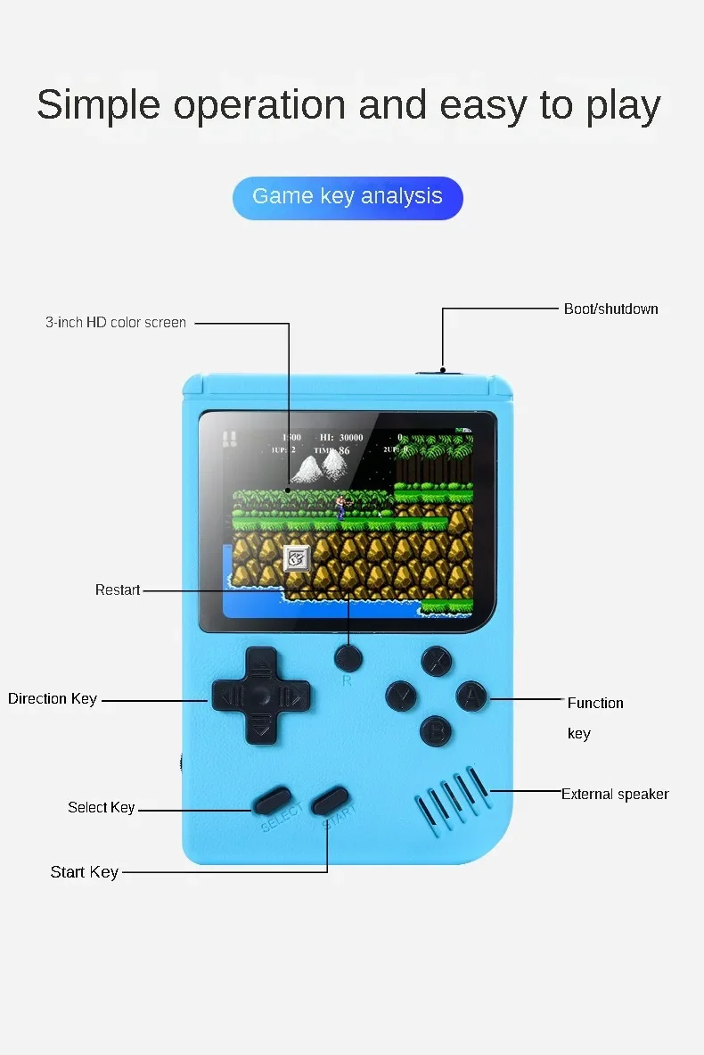 Built-in 500+ Classic Games 8- - Retro Gaming Emulator ulasan dan harga