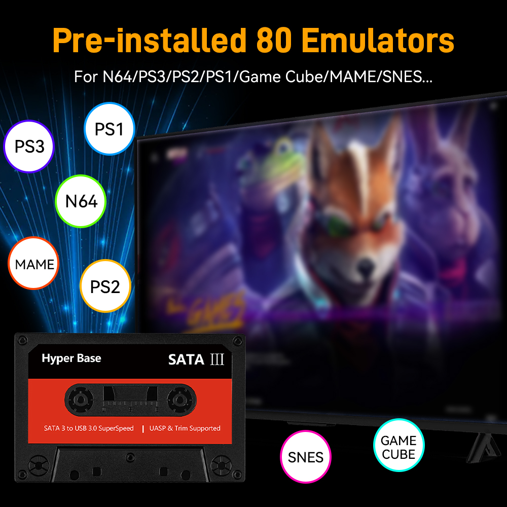 Batocera 500G/2T Emulator Game - Retro Gaming Emulator ulasan dan harga