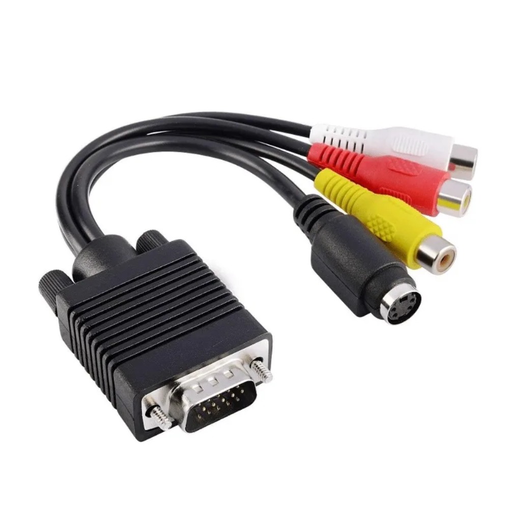 VGA to S-Video 3 RCA Composite - Composite Rca Cable ulasan dan harga