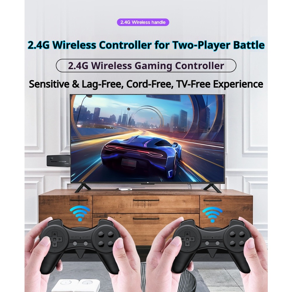 Portable 4K Retro Game Stick C - Retro Gaming Emulator ulasan dan harga