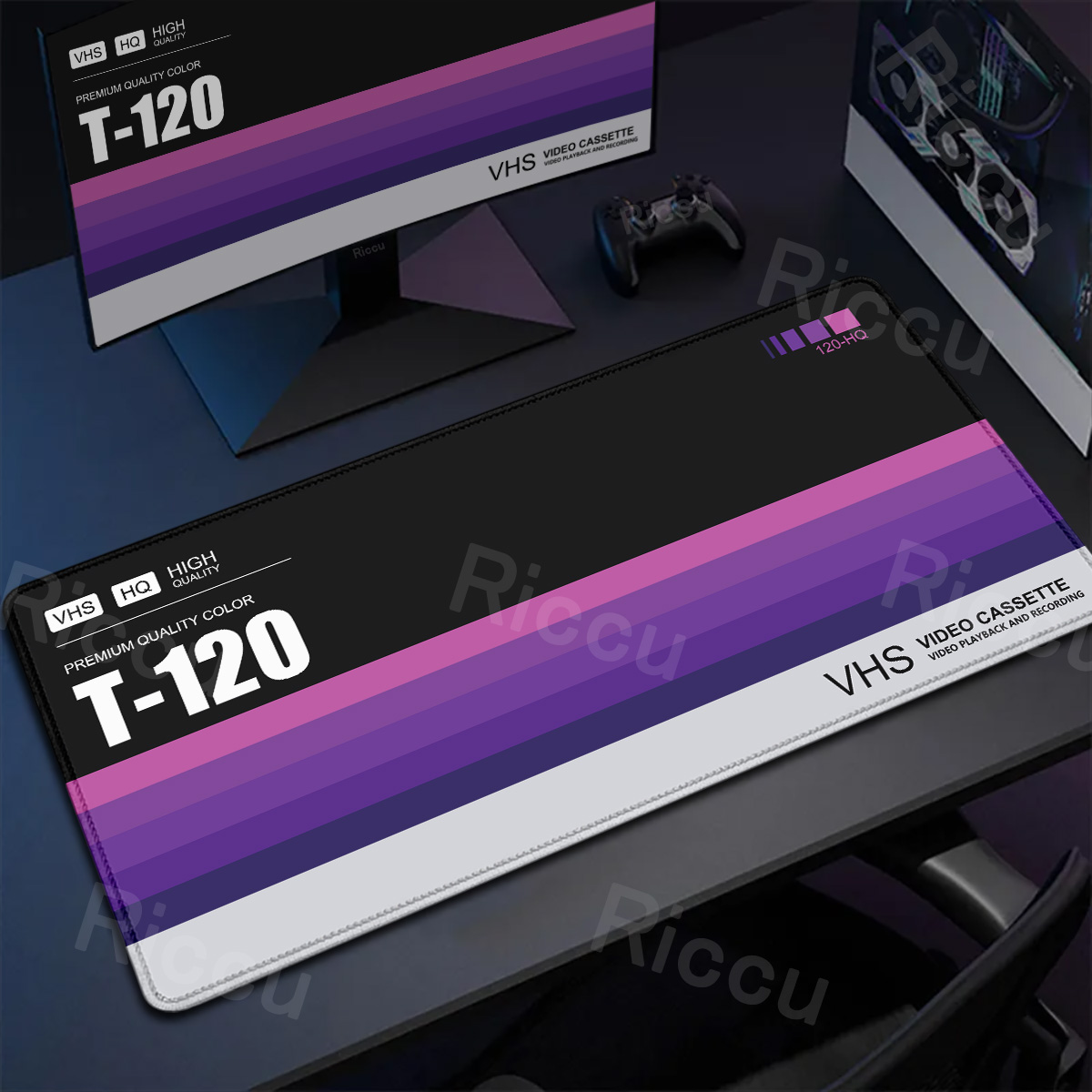 Retro VHS Style Mouse Pad Xxl  - Retro Gaming Keyboard And Mouse ulasan dan harga