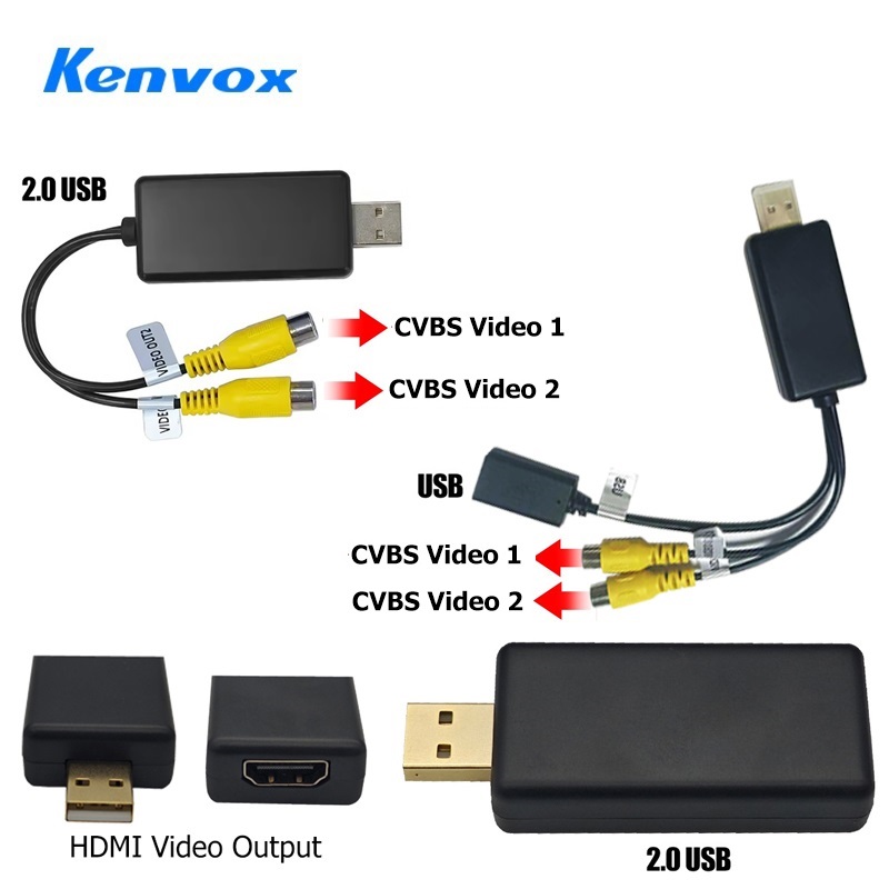 Kenvox Android Usb Video Outpu - Composite Rca Cable ulasan dan harga