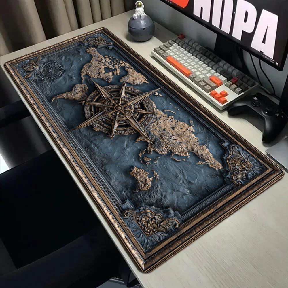 Retro compass and map Mouse Pa - Retro Gaming Keyboard And Mouse ulasan dan harga