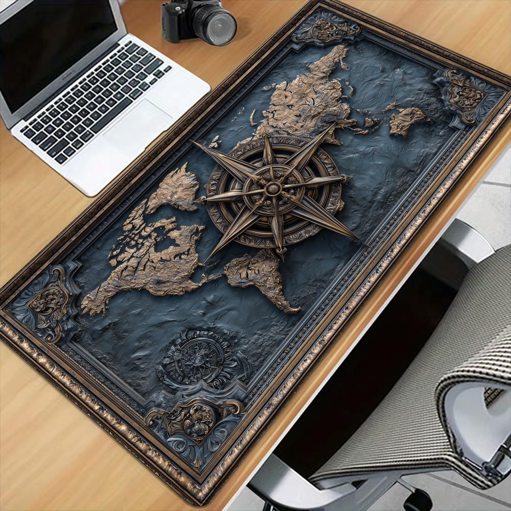Retro compass and map Mouse Pa - Retro Gaming Keyboard And Mouse ulasan dan harga