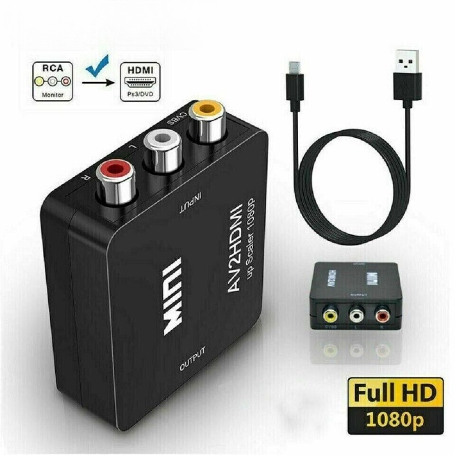 AV TO HDMI-compatible Adapter  - Composite Rca Cable ulasan dan harga