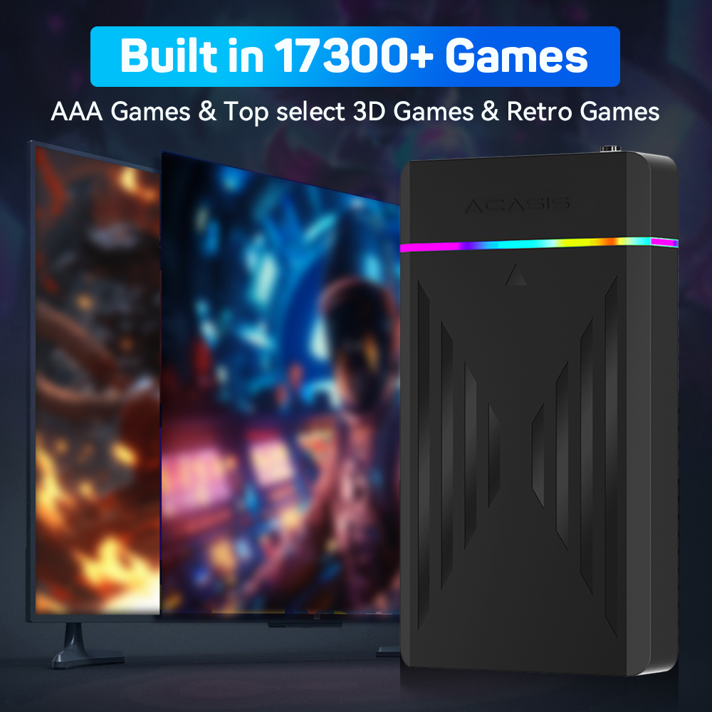 3TB Portable Gaming HDD Launch - Retro X8 Gaming Console ulasan dan harga